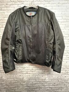 Mens Joe Rocket Black Zip Up Protective Motorcycle Riding Jacket Size X- Large 海外 即決