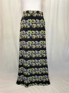 Steven Alan Floral Silk Maxi Skirt size 6 海外 即決