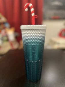 NEW Starbucks Disneyland Parks Mickey Mouse Holiday Christmas Tumbler With Straw 海外 即決