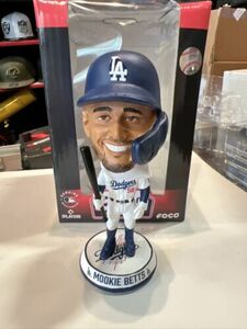 New Mookie Betts Mini Big Head Los Angeles Dodgers Foco Bobblehead LTD 144 NIB 海外 即決