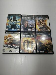 Playstation 2 God Of War II, NFS Underground, Gauntlet, Spartan, Psi-ops Used 海外 即決