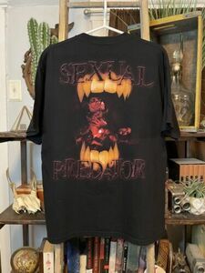 Vintage Cradle Of Filth Sexual Predator 2003 Two Sided T-shirt GUC Goth Y2K XL 海外 即決