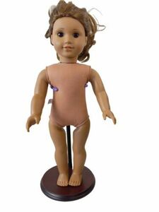 2008 American Girl Doll 18" Possible Marisol Not Sure Nude Brown Eyed Brown Hai 海外 即決