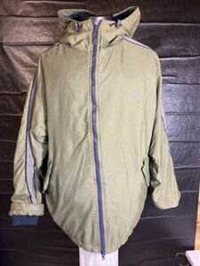 Gap adult coat. Green l, fleece lined Sz -L 海外 即決