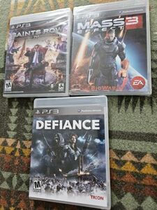 Factory Sealed Ps3 Video Game Lot Mass Effect 3 Saints Row 4 Playstation 3 海外 即決