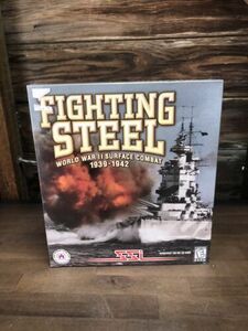 FIGHTING STEEL : 1939-1942 (PC, 1999) Windows SSI Video Game, CD-ROM Big Box New 海外 即決