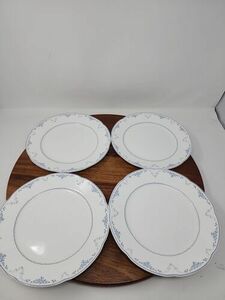 VILLEROY & BOCH HEINRICH VIENNA SALAD PLATE SET OF 4 海外 即決