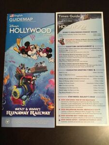 Disney’s Hollywood Studios Mickey & Minnie's Runaway Railway GuideMap March 2020 海外 即決