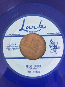 MONSTER レア SPOOKY ROCKABILLY SURF INSTRU 45 rpm THE KEENOS on Lark CATWALK NM- 海外 即決