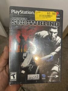 Project Snowblind (Eidos) Sony Playstation 2 PS2, Brand New Factory Sealed 海外 即決