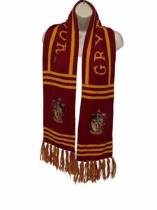 The Wizarding World of Harry Porter Gryffindor Red/yellow Embroidered Scarf 海外 即決