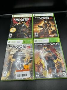 Gears of War 1 + 2 + 3 Judgement XBOX 360 Game Bundle Lot 海外 即決