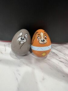 Disney Lady & Tramp Easter Eggs Disney Parks Eggstravganza 海外 即決