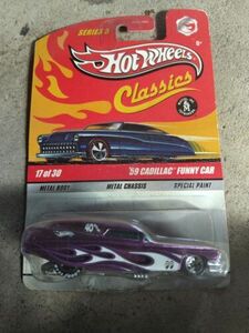 Hot Wheels Classics '59 Cadillac Funny Car w/ Good Year 5SP 2009 Series 5 #17/30 海外 即決