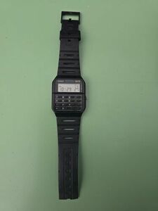 Vintage Casio WR CALCULATOR 437 CA-53W Digital Mens watch for spare repair parts 海外 即決