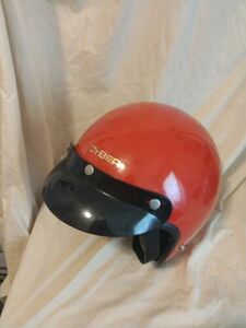 Vintage Cyber Red XL Motorcycle Helmet Dot Nice 海外 即決