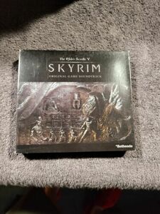 The Elder Scrolls V,Skyrim Original Game Soundtrack 4 CDs Autographed RARE 海外 即決