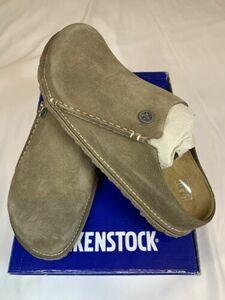 Birkenstock Zermatt スエード 40 グレー Taupe W 9.0 M 7.0 Narrow Fit 海外 即決