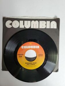 Rosanne Cash: Seven Year Ache / Blue Moon With Heartache, 45 RPM VG (I6) 海外 即決