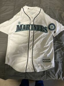 Majestic Seattle Mariners Ken Griffey Jr Cool Base Jersey - SIZE MEDIUM - 海外 即決