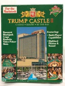 Vintage 1992 Trump Castle II Apple Macintosh 3.5” Floppy Disk Video Game 海外 即決
