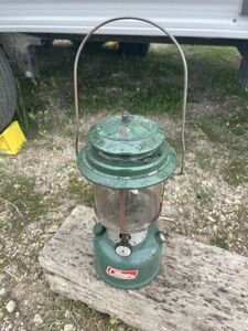 Vintage 5/71 Coleman Dual Mantle Lantern Model 220F Tested Works 海外 即決