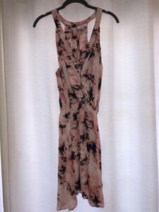 PARKER PINK SLEEVELESS TROPICAL DRESS - SIZE L - $99.99 海外 即決