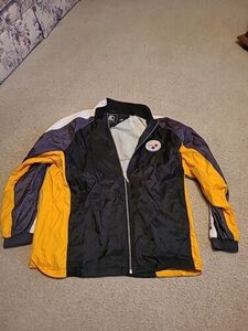 Nice Starter Pittsburgh Steelers Size XL Zip Up Jacket. Rare 海外 即決