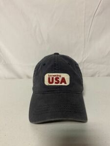 Browning USA Logo Navy Blue Hat/Cap Made in Dominican Rep. Flex-fit!! 海外 即決