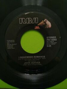 John Denver : Wild Montana Skies, I Remember Romance 7" 45 RPM バイナル Record 海外 即決