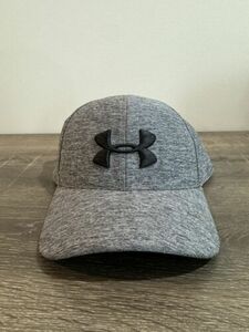 Under Armour Stretch Fit Cap Gray With Black Logo L/XL 海外 即決
