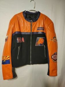 Phoenix Suns Jeff Hamilton NBA Motorcycle Cycle Jacket Large 海外 即決
