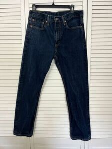 Levis 522 Jeans Mens 31X30 Dark Wash Slim Fit Tapered Leg Denim 海外 即決