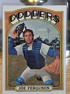 1972 Topps Baseball #616 Joe Ferguson Los Angeles Dodgers - M82 海外 即決