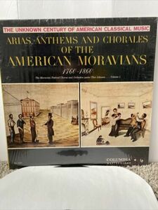 ARIAS, ANTHEMS & CHORALES OF THE AMERICAN MORAVIANS 17インチ60-1860 LP ML-5427インチ 6 EYE 海外 即決