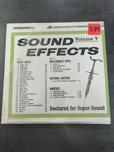 Sound Effects Vol 7インチ - Audio Fidelity Stereo LP 1964 海外 即決