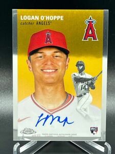 2023 TOPPS CHROME PLATINUM LOGAN O'HOPPE AUTO LOS ANGELES ANGELS RC CPA-LO "A" 海外 即決