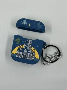 Disney Parks Cinderella Castle Apple Airpods Wireless Headphones Case Keychain 海外 即決