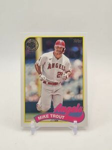 2024 Topps Series 1 - Mike Trout #89B-70 - 1989 35th Anniversary - Angels 海外 即決
