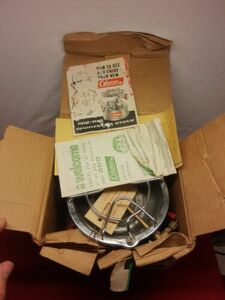 NOS COLEMAN 502 66 SPORTSTER SINGLE BURNER CAMP STOVE NEW IN BOX NEVER FIRED VTG 海外 即決