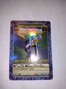 Digimon MetalGarurumon ST-85 Holo 2001 Bandai TCG card 海外 即決