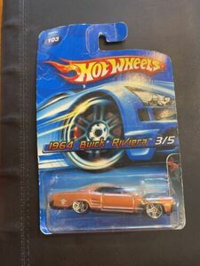 2005 Hot Wheels #103 Muscle Mania 3/5 1964 BUICK RIVIERA Brown w/Chrome Pr5 Sp 海外 即決