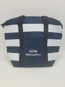 Seattle Seahawks Insulated Cooler Tote Bag NFL Blue / White Stripes 海外 即決