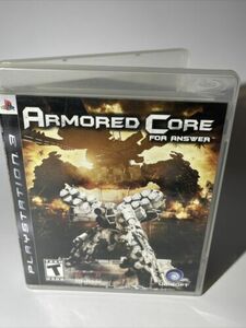 Armored Core: For Answer (Sony PlayStation 3, 2008) 海外 即決