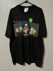 Vintage 90s Disney Villains Bad Boys T-shirt NWT Black Tee Size Adult XL Rare 海外 即決