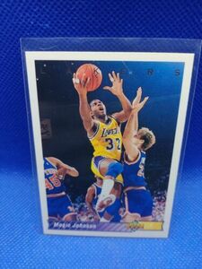 1992-93 Upper Deck #32a Magic Johnson (HOF) - Los Angeles Lakers 海外 即決