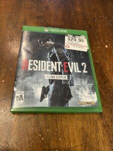 Resident Evil 2 Deluxe Edition Disc + Case No DLC Plays on Xbox One & Series X 海外 即決