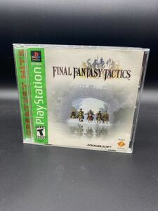 Final Fantasy Tactics Greatest Hits (Sony PlayStation 1, 2001) PS1 Complete CIB 海外 即決