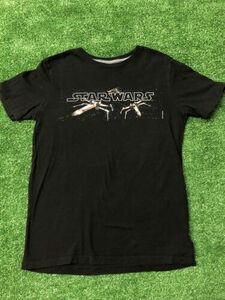 youth star wars old navy x-wing fighter black t shirt boys size XL (14-16) B1 海外 即決