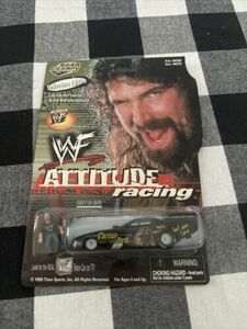 1999 WWF Attitude Racing Cactus Jack Diecast Race Car - Road Champs - Mick Foley 海外 即決